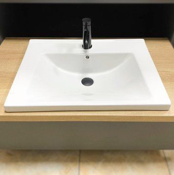 Умивальник врізний Vbi Busso 60 Білий VBI-018045 фото