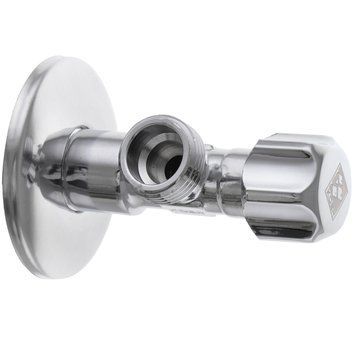 Кран приладовий Koer 1/2x3/4 KR.510 Буксовий Хром (KR0145) KR0145 фото