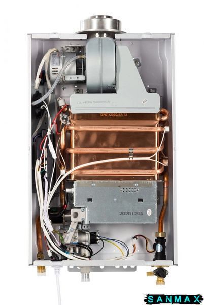 Газова колонка турбована Sabio 12 л JSP24-12FT05 Біла JSP24-12FT05 White фото