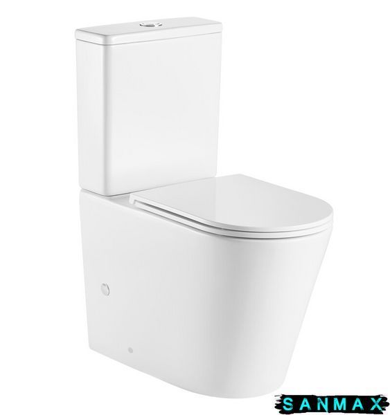 Чаша унітазу-компакту Mixxus Premium Bevel-0402-T1 Bowl 670х390х880 Tornado 1.0 без сидіння (MI8353) MI8353 фото