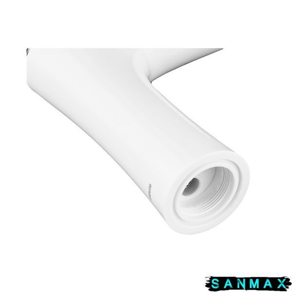 Змішувач для умивальника Plamix CEZAR-001 SET Білий PM0661 фото