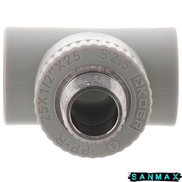 Трійник PPR ЗР 25x1/2M Koer K0109.PRO 20/120 (KP0130) KP0130 фото