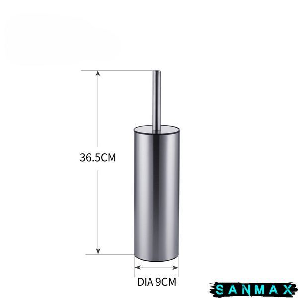 Йоршик для унітазу підлоговий Mixxus Premium Ellipse-TB0201 SS Color Нерж (MI7067) MI7067 фото