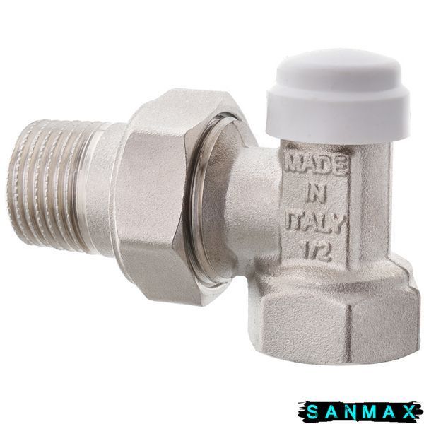 Кран радіаторний 1/2 кутовий нижній Roho R5250-050 (30/120) (RO0132) RO0132 фото