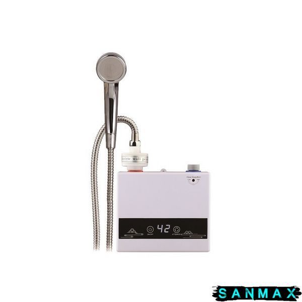 Водонагрівач Zerix BWH-02-ES 5,5kW проточн.,З ІНД.ТЕМП.(зі шланг.і лійкою,без вилки) (ZX5015) ZX5015 фото