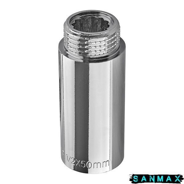 Подовжувач Europroduct EP.E050.Chr - 1/2"MF-50мм хром (EP6127) EP6127 фото