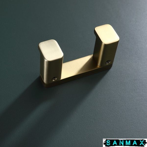 Гачок подвійний Koer AS-0101-2-12 колір матове золото (KR6155) KR6155 фото