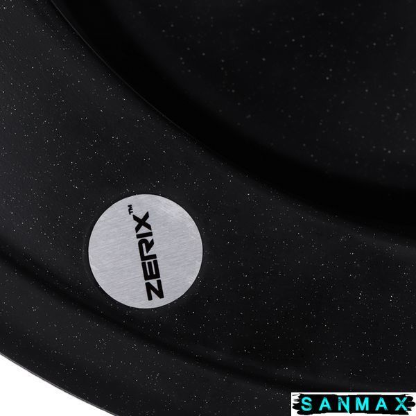 Мийка кухонна Zerix ZS-510R-14 Чорний металік (ZX4538) ZX4538 фото
