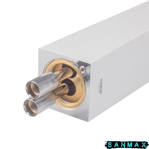 Змішувач для умивальника Koer KB-13007-04 Високий Хром Білий (KR5153) KR5153 фото
