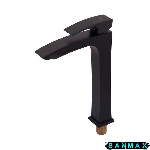 Змішувач для умивальника високий, чорний Koer KB-11007-05 (KR3441) KR3441 фото