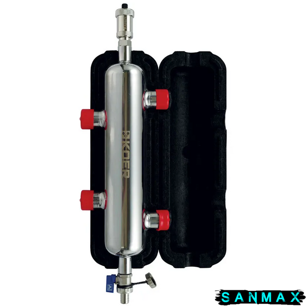 Гідрострелка Koer KR.S1031 2/2 (з воздухоотвод. І дренаж. краном) 1"НР SUS304 (KR2958) KR2958 фото