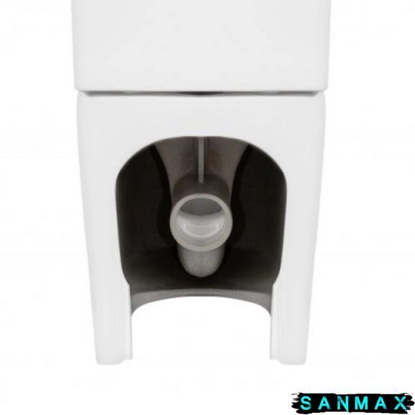 Чаша унітазу-компакту Mixxus Premium Bevel-0402-T1 Bowl 670х390х880 Tornado 1.0 без сидіння (MI8353) MI8353 фото