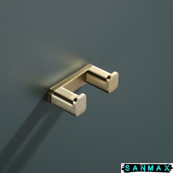 Гачок подвійний Koer AS-0101-2-12 колір матове золото (KR6155) KR6155 фото