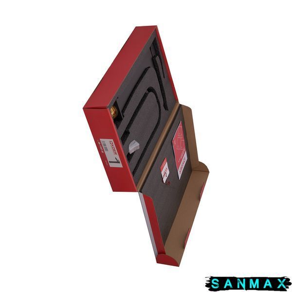 Змішувач для умивальника високий, чорний Koer KB-11007-05 (KR3441) KR3441 фото