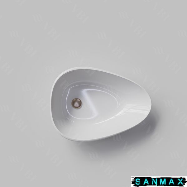Умивальник накладний Vbi Terno 55 Білий VBI-011900 фото