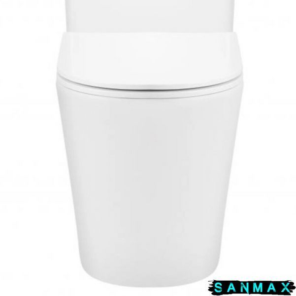Чаша унітазу-компакту Mixxus Premium Bevel-0402-T1 Bowl 670х390х880 Tornado 1.0 без сидіння (MI8353) MI8353 фото