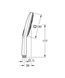 Лійка ручна для душу 3 режими струменя Grohe Rainshower 130 Cube (26582000) 26582000 фото 7