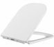Кришка для унітазу Mixxus Seat Cover Quadro-2003 з мікроліфтом 430х338х35mm (MI6689) MI6689 фото 4