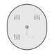 Дзеркало Mixxus Premium Ellipse MV05-80x70-Reverse Чорний (Led Touch, Anti-fog, димер(3-6kK))(MP6646) MP6646 фото 8