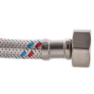 Шланг для води з нержавійки 1/2 ВВ 120 см Koer (KR0258) KR0258 фото