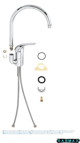 Змішувач для кухні Grohe Euroeco New (32752000) 32752000 фото