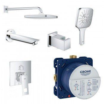 Набір для комплектації вани з Tempesta Cube 250 Grohe Eurocube (26415SC6) 26415SC6 фото