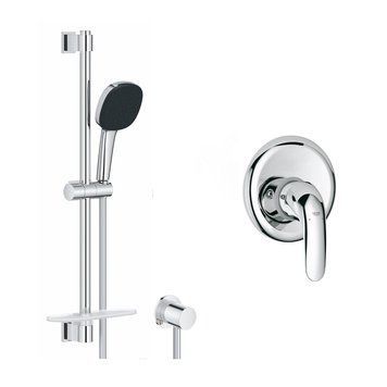 Душова система Grohe Euroeco з гарнітуром Vitalio Comfort 110 та шланговим підключенням 3274226929 3274226929 фото