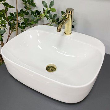 Умивальник накладний Vbi Narni M Білий VBI-014900 фото