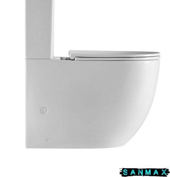 Чаша унітазу-компакту Mixxus Premium Ellipse-0401-T1 Bowl 630х390х840 Tornado 1.0 без сидіння (MI8344) MI8344 фото