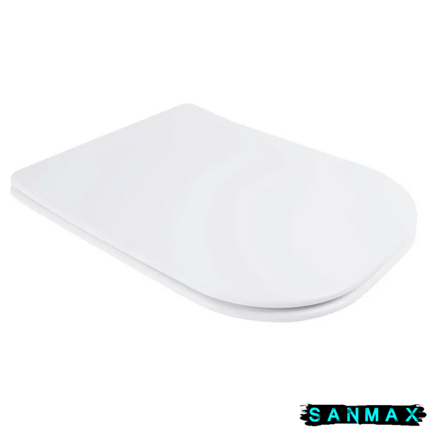 Кришка для унітазу Mixxus Seat Cover Wave-2001 з мікроліфтом 430х338х35mm (MI6693) MI6693 фото