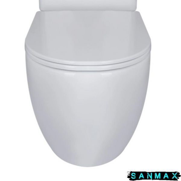 Чаша унітазу-компакту Mixxus Premium Ellipse-0401-T1 Bowl 630х390х840 Tornado 1.0 без сидіння (MI8344) MI8344 фото