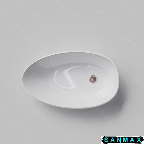 Умивальник накладний Vbi Terno 65 Білий VBI-011901 фото
