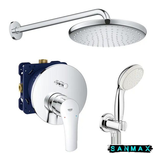 Вбудована душова система зі змішувачем Grohe Eurosmart New Tempesta 250 (UA26416SC3) UA26416SC3 фото