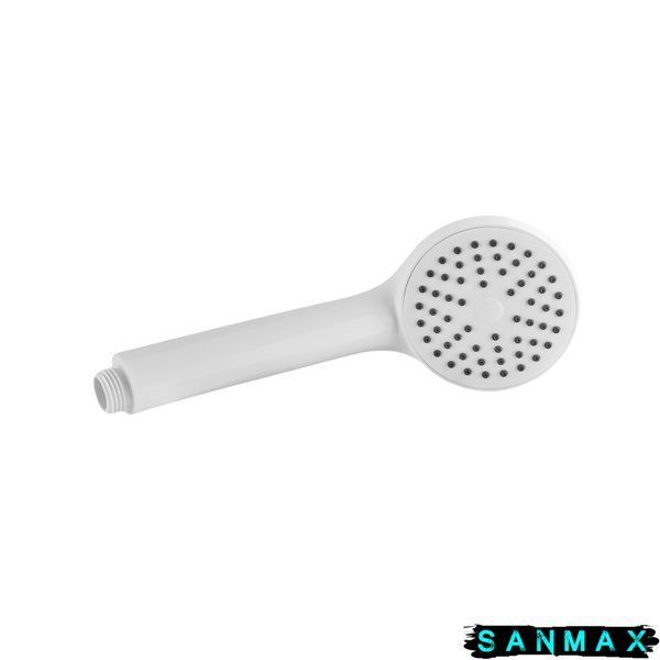 Змішувач для ванни Plamix Cezar-009 Euro Set Білий, зі шлангом, лійкою та кронштейном (PM0692) PM0692 фото