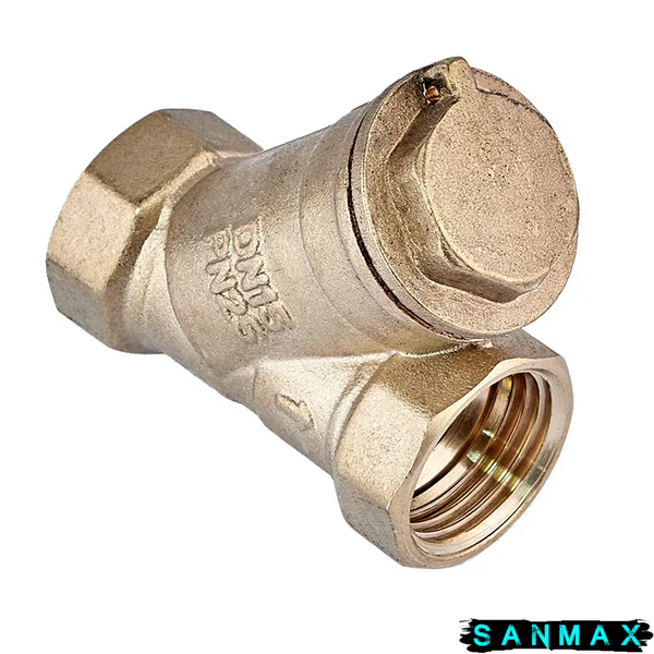 Фільтр латунний грубої очистки 1/2 з вушком Waterpro WP200-15 (WP3304) WP3304 фото