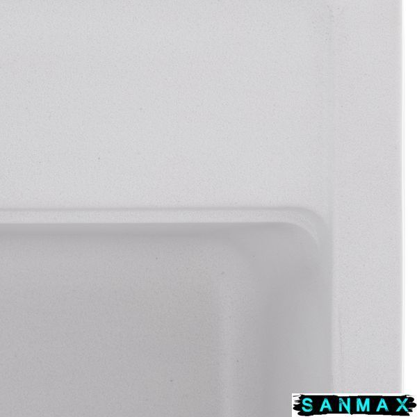 Мийка кухонна Zerix ZS-5751S-01 Біла (ZX4595) ZX4595 фото