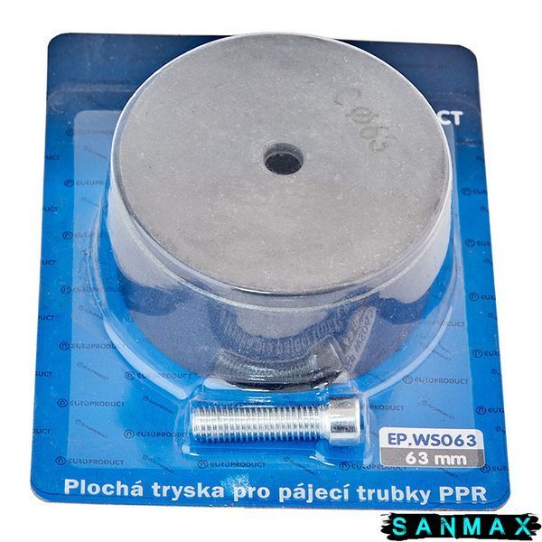 Насадка плоска для паяльника Europroduct EP.WS063 PPR труб 63mm (EP6103) EP6103 фото