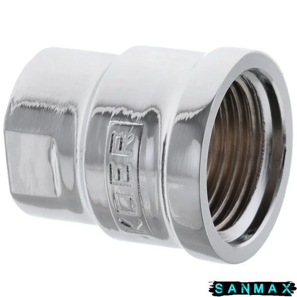 Муфта хромована 3/8х1/2 Koer KF.C0406.chr (KF0121) KF0121 фото