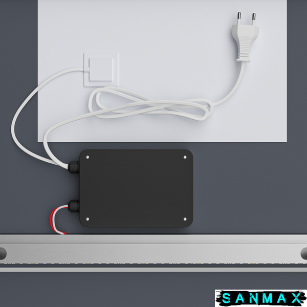 Дзеркало Mixxus Premium Cubic MR14-70x50-Reverse (Led Touch, Anti-fog, димер) (MP6647) MP6647 фото