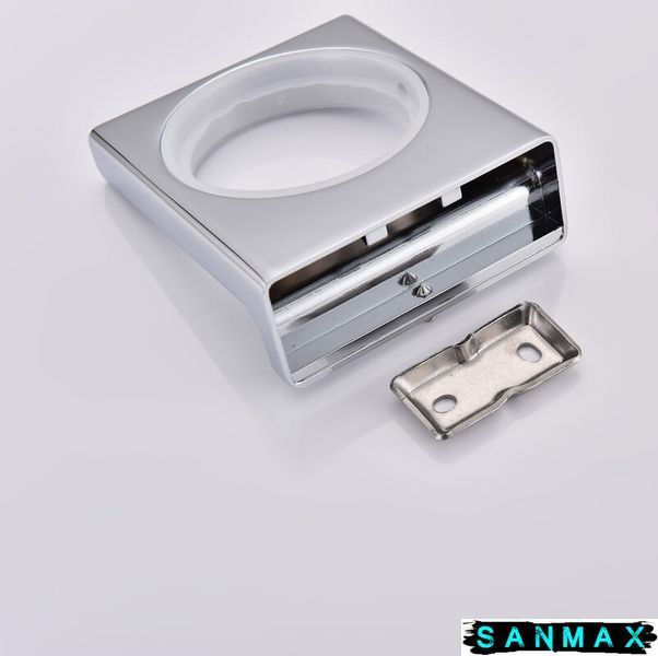 Мильниця настінна Koer AS-0102-01 (скло) колір хром глянець (KR6161) KR6161 фото