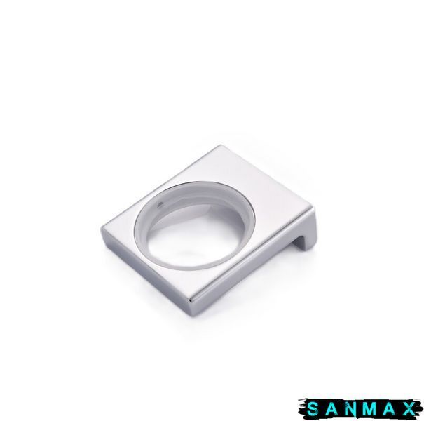 Мильниця настінна Koer AS-0102-01 (скло) колір хром глянець (KR6161) KR6161 фото