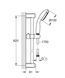 Душовий комплект 2в1 Grohe BauLoop UA26129002N (2334000+27598001) (UA26129002N) UA26129002N фото 3