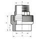 Муфта PPR ЗР 63x2M Koer K0102.PRO (KP0121) KP0121 фото 1
