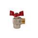 Кран кульовий 3/4 БГШ Вода Koer KR.208 КУТОВИЙ Червоний метелик (KR2806) KR2806 фото 3