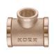 Трійник редукційний Koer KF.T100810F.WN - 1"х3/4"х1" FFF без нікелю (MX1531) MX1531 фото 2