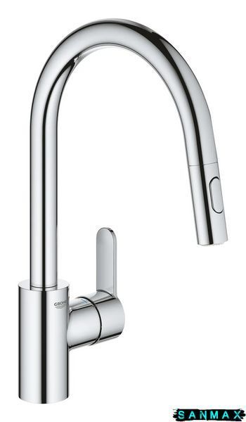Змішувач для кухні з висувним виливом Grohe Eurostyle Cosmopolitan (31482003) 31482003 фото
