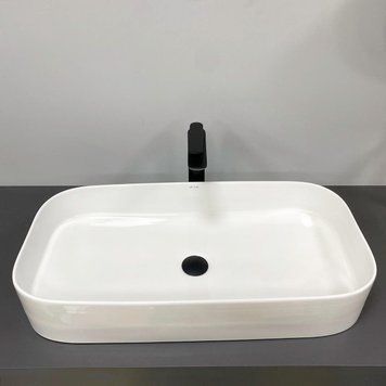 Умивальник накладний Vbi Vestone 75 Білий VBI-017003 фото