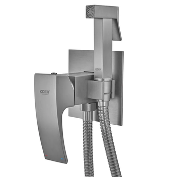 Змішувач для гігієнічного душу Koer KB-23007-07 Графіт (KR5163) KR5163 фото