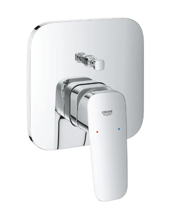 Одноважільний змішувач Grohe Cubeo із перемикачем на 2 положення (1017780000) 1017780000 фото