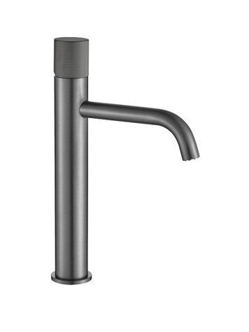 Змішувач для умивальника Vbi Milano Duo Графіт високий VBI-050101GR-H02GR фото